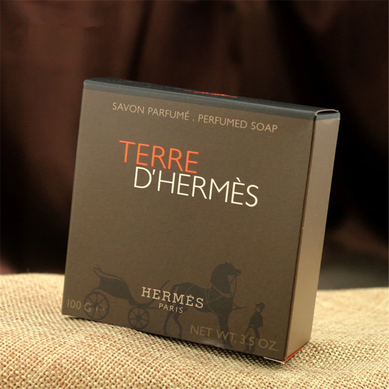 HERMES爱马仕男士大地香皂100g 固体洁面沐浴香水皂 清洁持久留香 商品