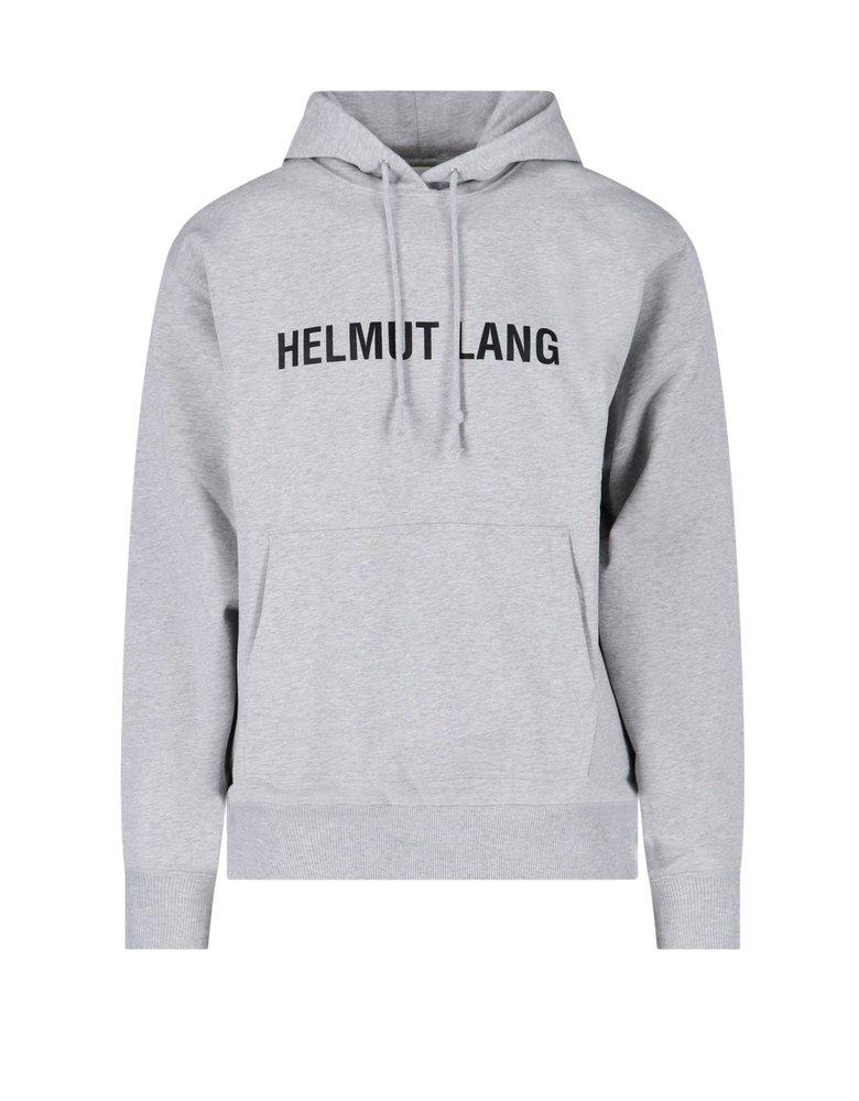 Helmut Lang Logo Printed Drawstring Hoodie商品第1张图片规格展示