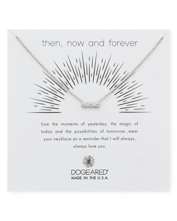商品Dogeared|Then Now Forever Pendant Necklace, 16",价格¥353,第1张图片