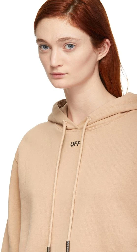 商品Off-White|Tan Crop Logo Hoodie,价格¥2315,第4张图片详细描述