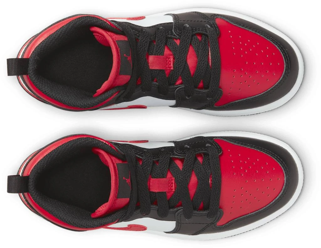 商品Jordan|Jordan Kids' Preschool Air Jordan 1 Mid Basketball Shoes,价格¥621,第4张图片详细描述