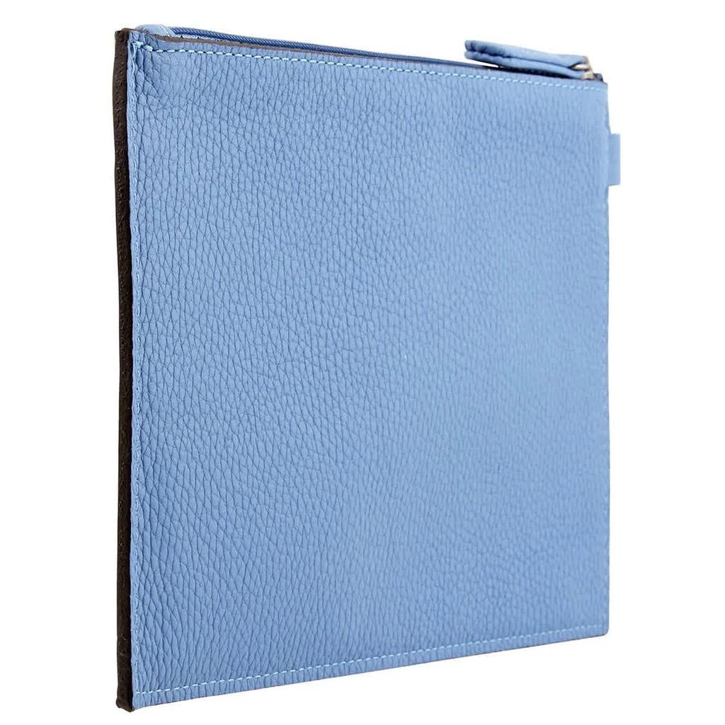 商品Longchamp|Longchamp Roseau Essential Leather Pouch - Blue,价格¥673,第3张图片详细描述