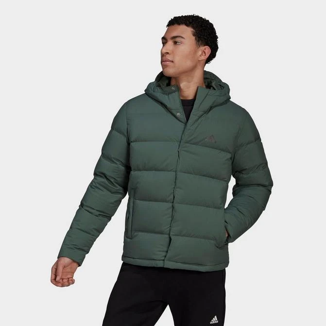 商品Adidas|Men's adidas Helionic Hooded Down Jacket,价格¥1200,第1张图片