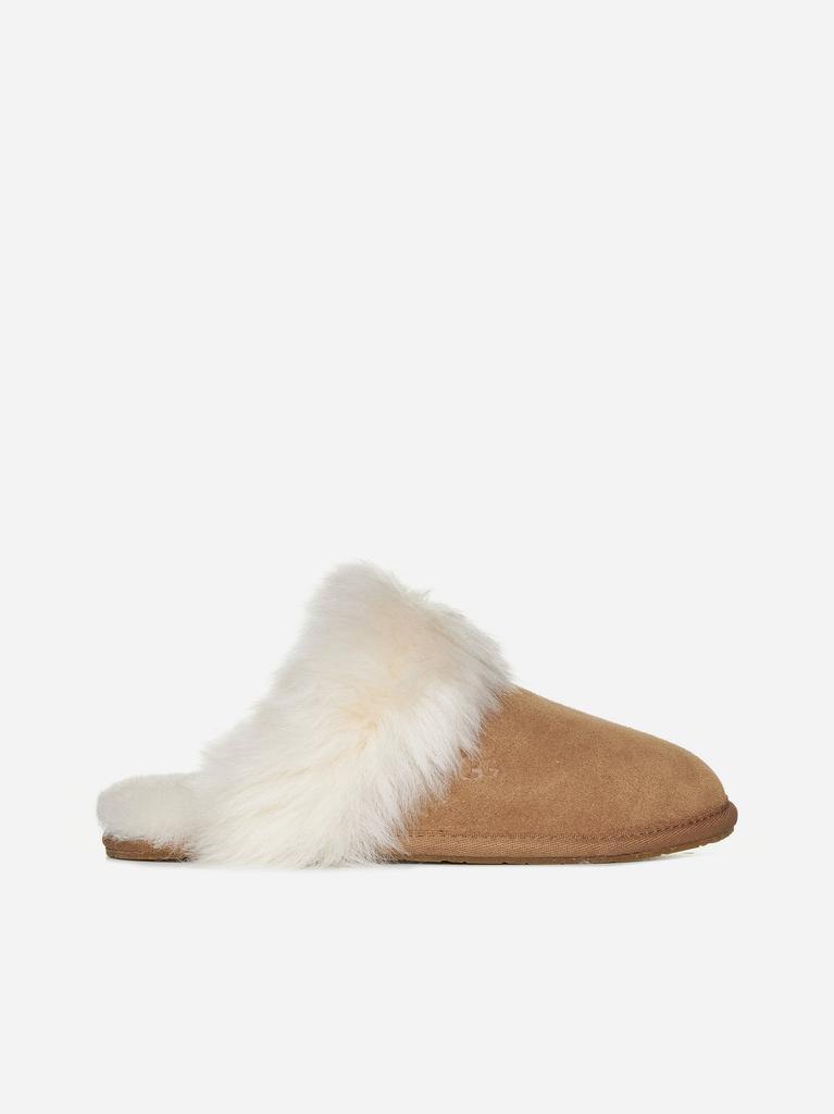 商品UGG|Scuffette Sis leather slippers,价格¥903,第1张图片