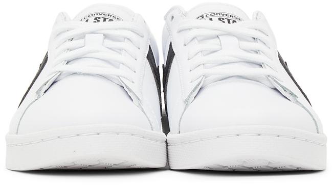 White & Black Pro Leather OX Low Sneakers商品第2张图片规格展示