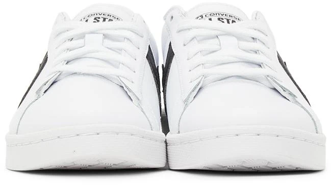 商品Converse|White & Black Pro Leather OX Low Sneakers,价格¥351,第2张图片详细描述