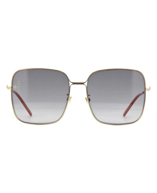 商品Gucci|Gucci Square Metal Unisex Sunglasses GG0443S-001,价格¥1282,第4张图片详细描述