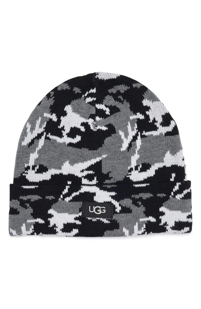 商品UGG|Camo Print Wool Blend Beanie,价格¥207,第1张图片