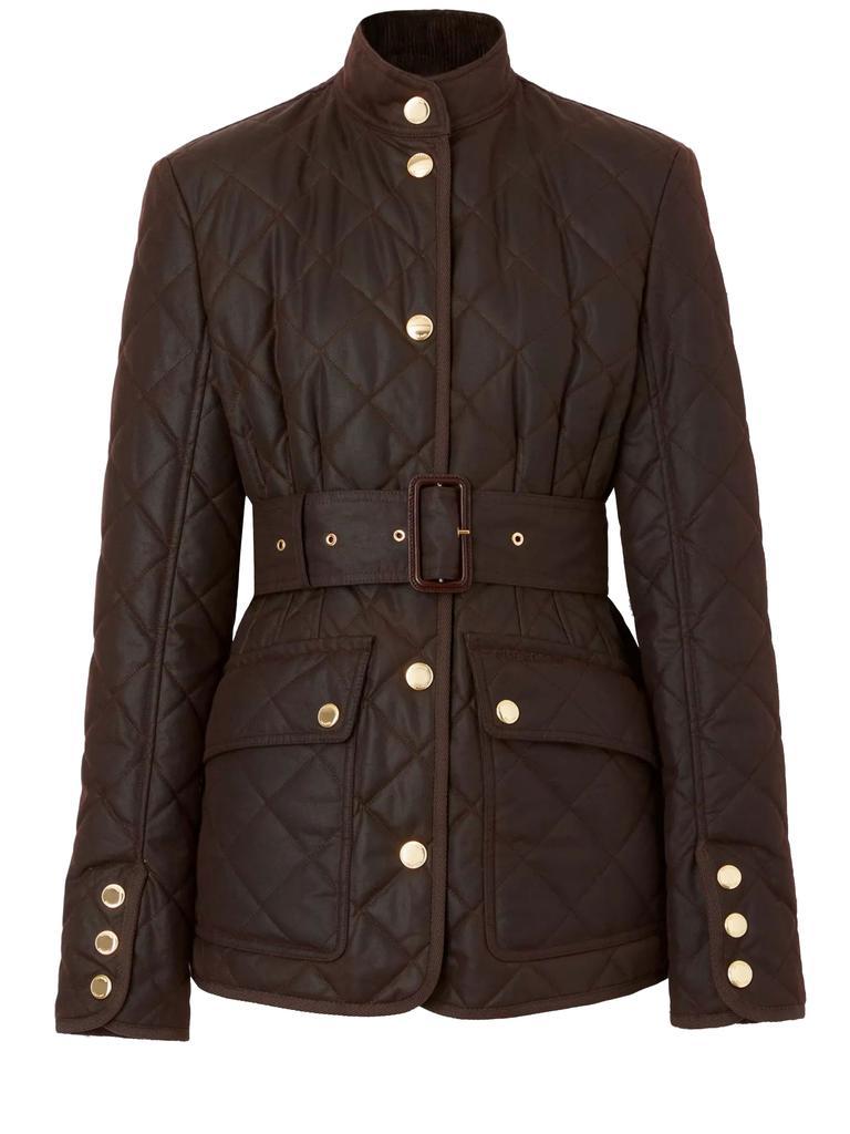 商品Burberry|Quilted waxed cotton jacket,价格¥7713,第1张图片