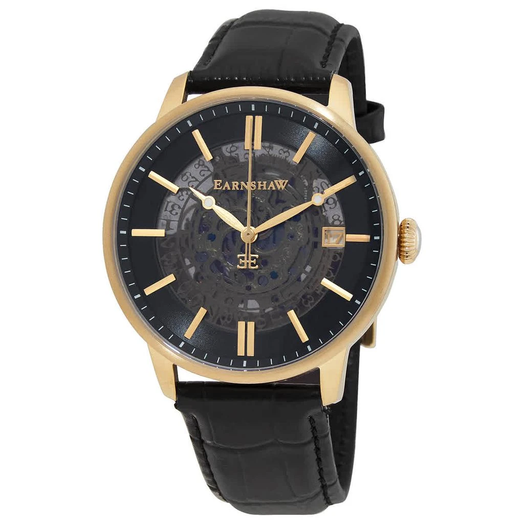 商品Thomas Earnshaw|Vancouver Skeleton Automatic Black Dial Men's Watch ES-8075-02,价格¥2194,第1张图片