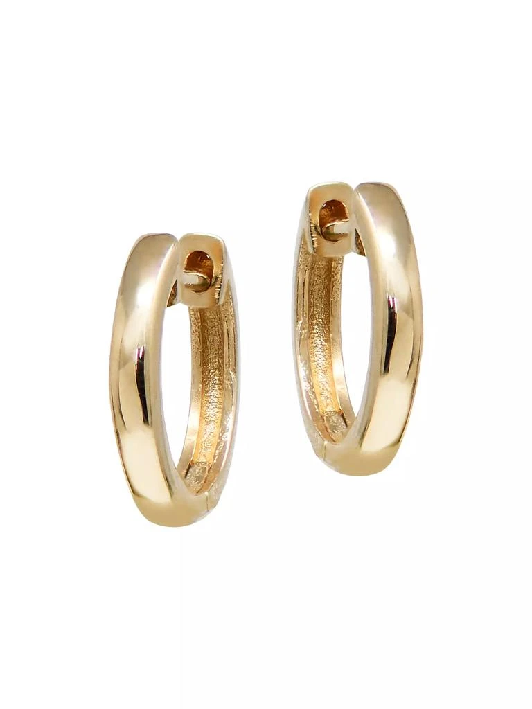 商品Anzie|Classique 14K Yellow Gold Huggie Earrings,价格¥4308,第1张图片