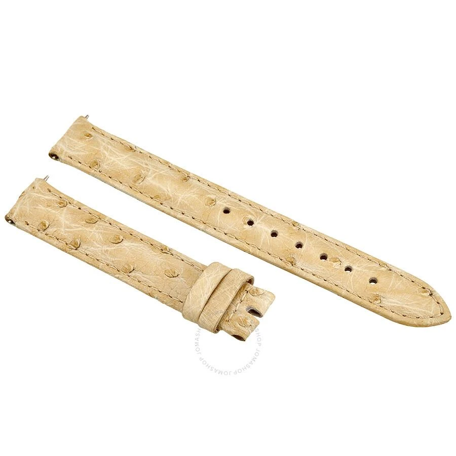 商品Hadley Roma|Ivory 14 MM Ostrich Leather Strap,价格¥297,第1张图片