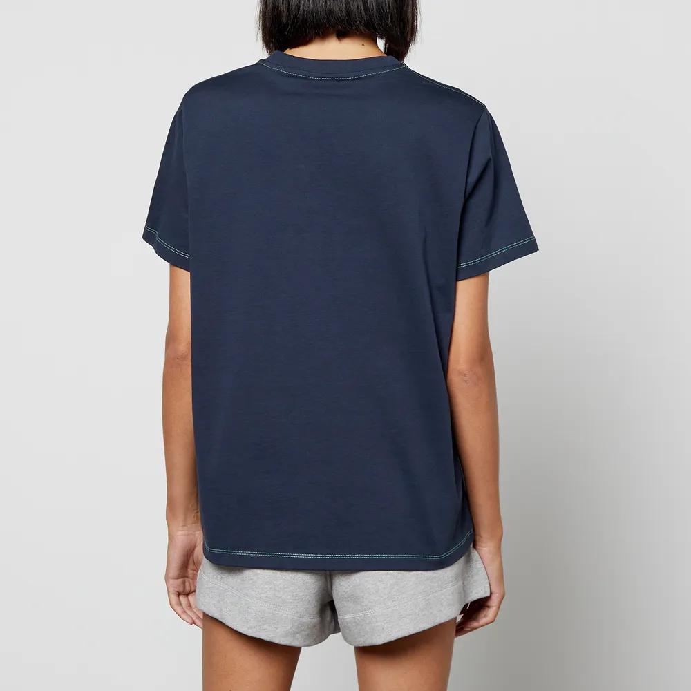 商品Ganni|Ganni Hotel Smiley Organic Cotton-Jersey T-Shirt,价格¥794,第4张图片详细描述