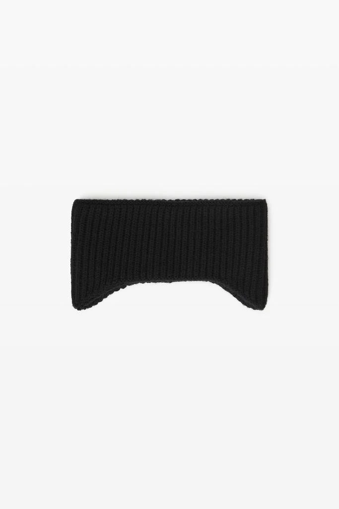 商品Alexander Wang|logo earmuff headband in ribbed wool stretch,价格¥675,第1张图片