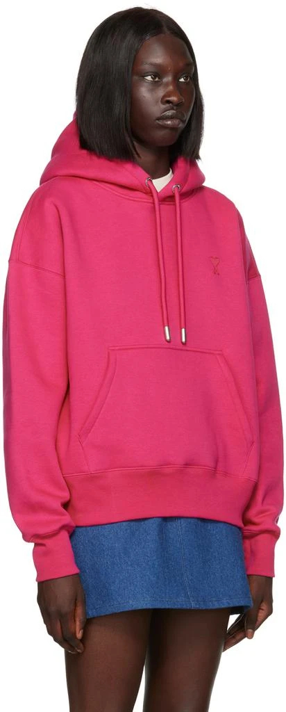 商品AMI|Pink Ami de Cœur Hoodie,价格¥1145,第2张图片详细描述