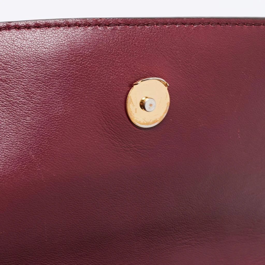 Tory Burch Burgundy Quilted Leather Large Fleming Shoulder Bag 商品