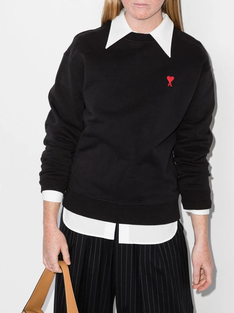 商品AMI|AMI PARIS - Ami De Coeur Organic Cotton Sweatshirt,价格¥1505,第5张图片详细描述