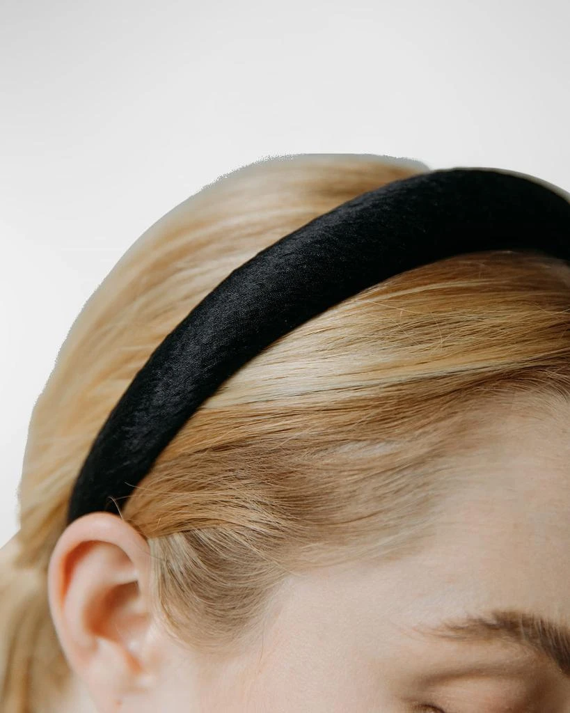 商品Jennifer Behr|Tori Silk Satin Headband,价格¥1490,第3张图片详细描述