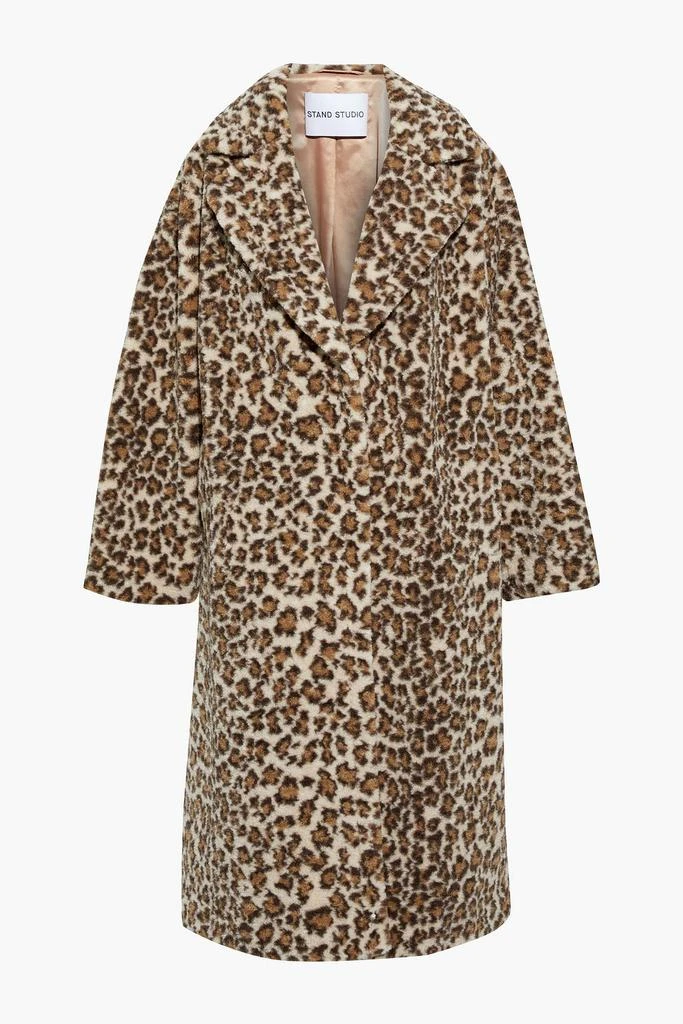 商品STAND STUDIO|Maria leopard-print faux fur coat,价格¥1416,第1张图片