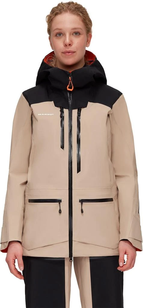 商品Mammut|女式 Eiger Free Pro HS 硬壳连帽夹克,价格¥4184,第3张图片详细描述