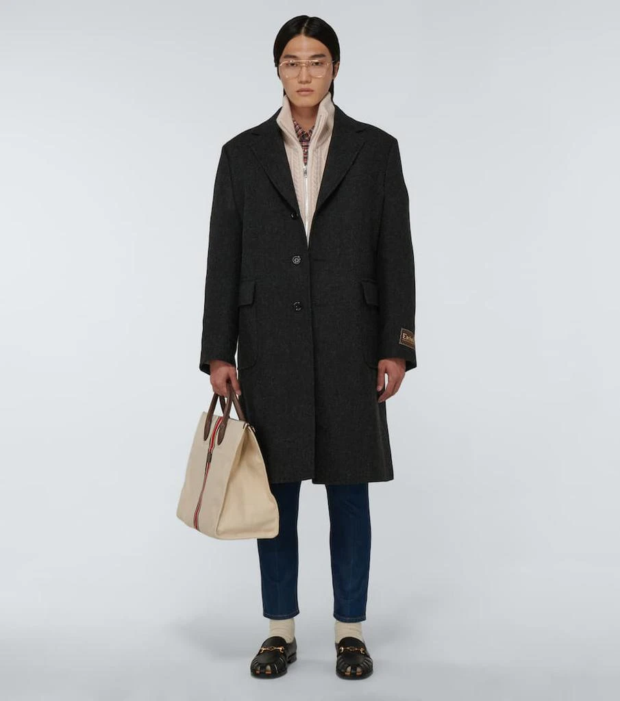 商品Gucci|Single-breasted wool coat,价格¥18032,第2张图片详细描述