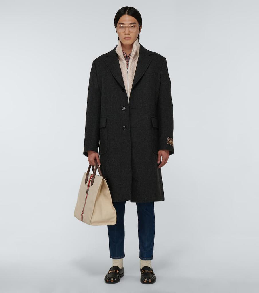 商品Gucci|Single-breasted wool coat,价格¥17334,第4张图片详细描述