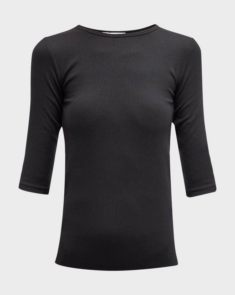 商品Vince|Elbow-Sleeve Crewneck T-Shirt,价格¥849,第1张图片详细描述