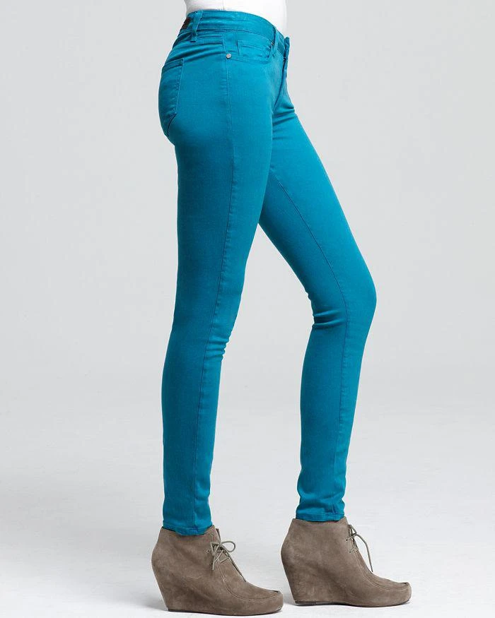 商品Paige|Denim Jeans - Verdugo Legging in Teal,价格¥803,第2张图片详细描述