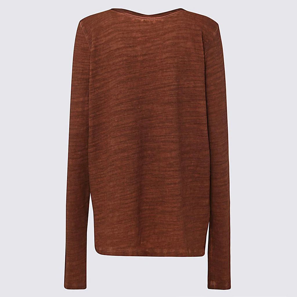 商品Uma Wang|UMA WANG BROWN COTTON T-SHIRT,价格¥1218,第2张图片详细描述