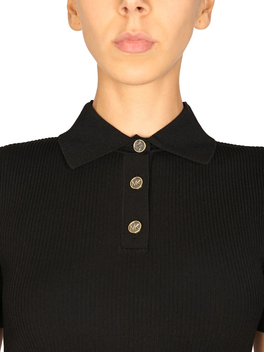 商品【商品预售7天】 Michael Kors|Michael Kors 女士POLO衫 MU260E833D001BLK 黑色,价格¥850,第5张图片详�细描述