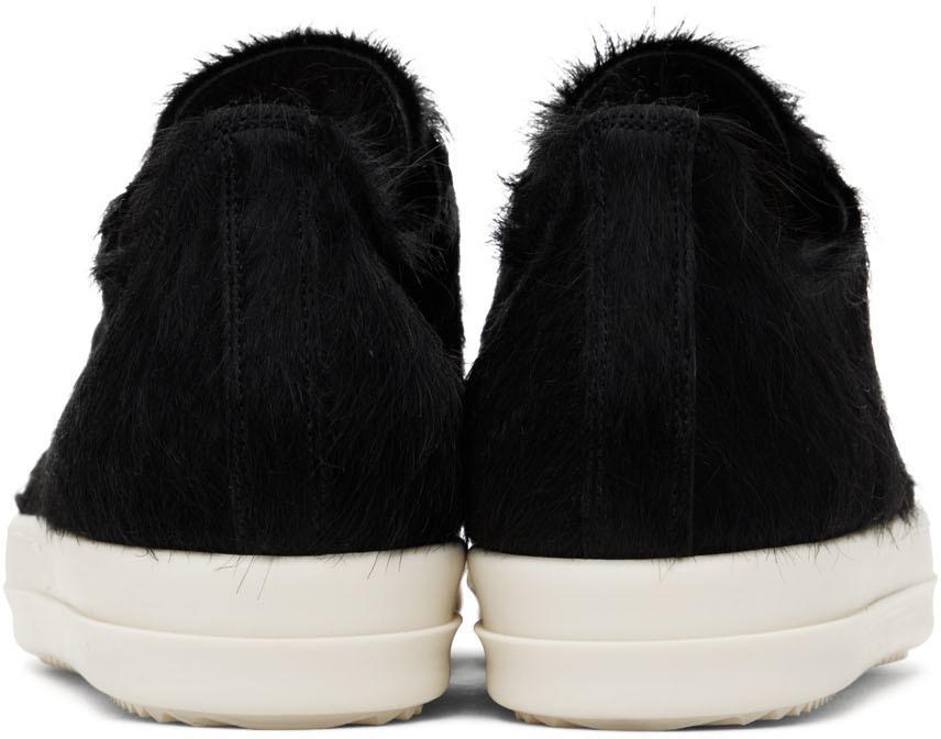 商品Rick Owens|Black Fur Sneakers,价格¥6844,第4张图片详细描述