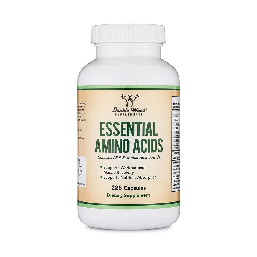 商品Double Wood Supplements|Essential Amino Acids - 225 capsules,价格¥149,第1张图片