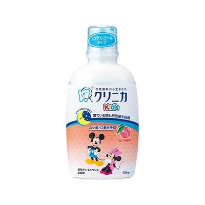 LION狮王 迪斯尼系列儿童漱口水 桃子口味 250mL 桃子口味 商品