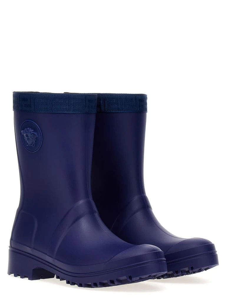 商品Versace|Versace Kids 'Greca' Rain Boots,价格¥1897,第1张图片