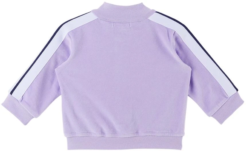 商品Palm Angels|Baby Purple Stripe Trim Track Jacket,价格¥701,第2张图片详细描述