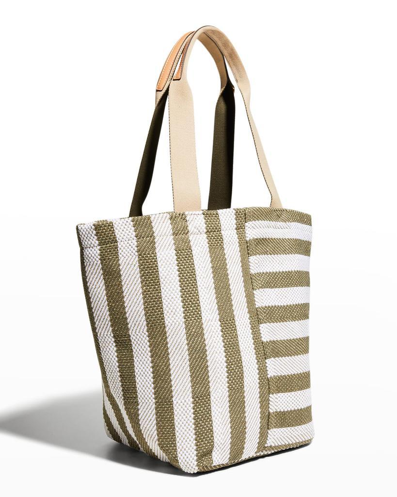 商品Tory Burch|Gracie Striped Canvas Tote Bag,价格¥1353,第5张图片详细描述
