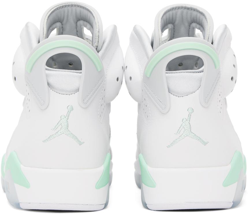 Grey & White Air Jordan 6 Retro Sneakers商品第2张图片规格展示