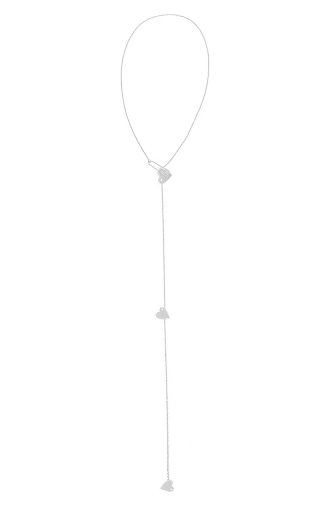 商品ADORNIA|Pin Heart Adjustable Lariat Necklace,价格¥166,第2张图片详细描述