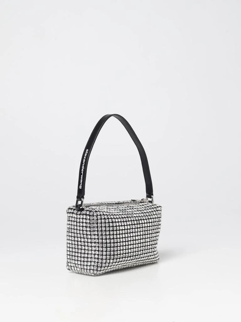 商品Alexander Wang|Alexander Wang Heiress bag in satin with set rhinestones,价格¥6120,第3张图片详细描述