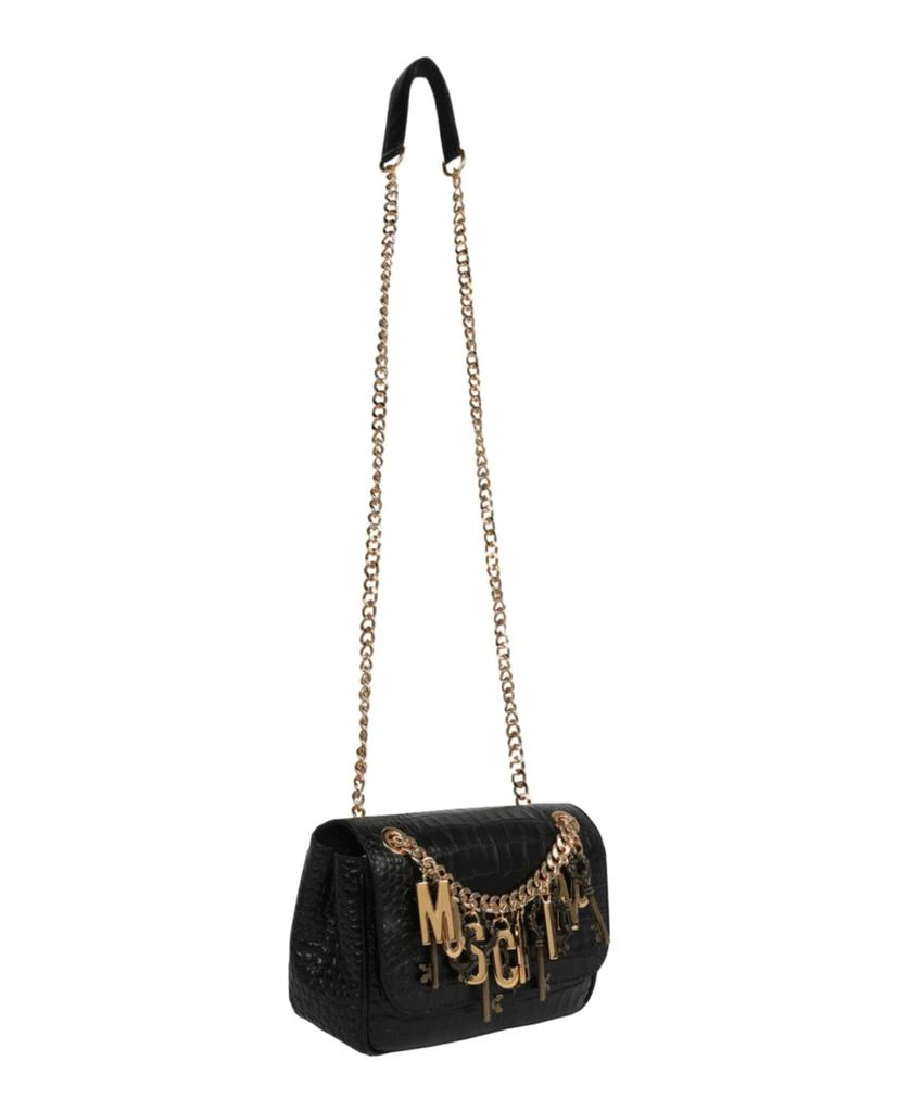 商品Moschino|Crocidile-Effect Leather Crossbody Bag,价格¥5499,第4张图片详细描述