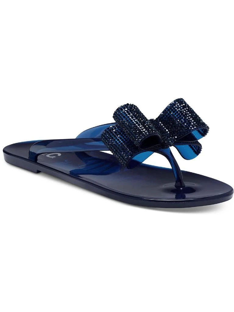 商品INC International|Madena Womens Jelly Thong Flip-Flops,价格¥151,第1张图片