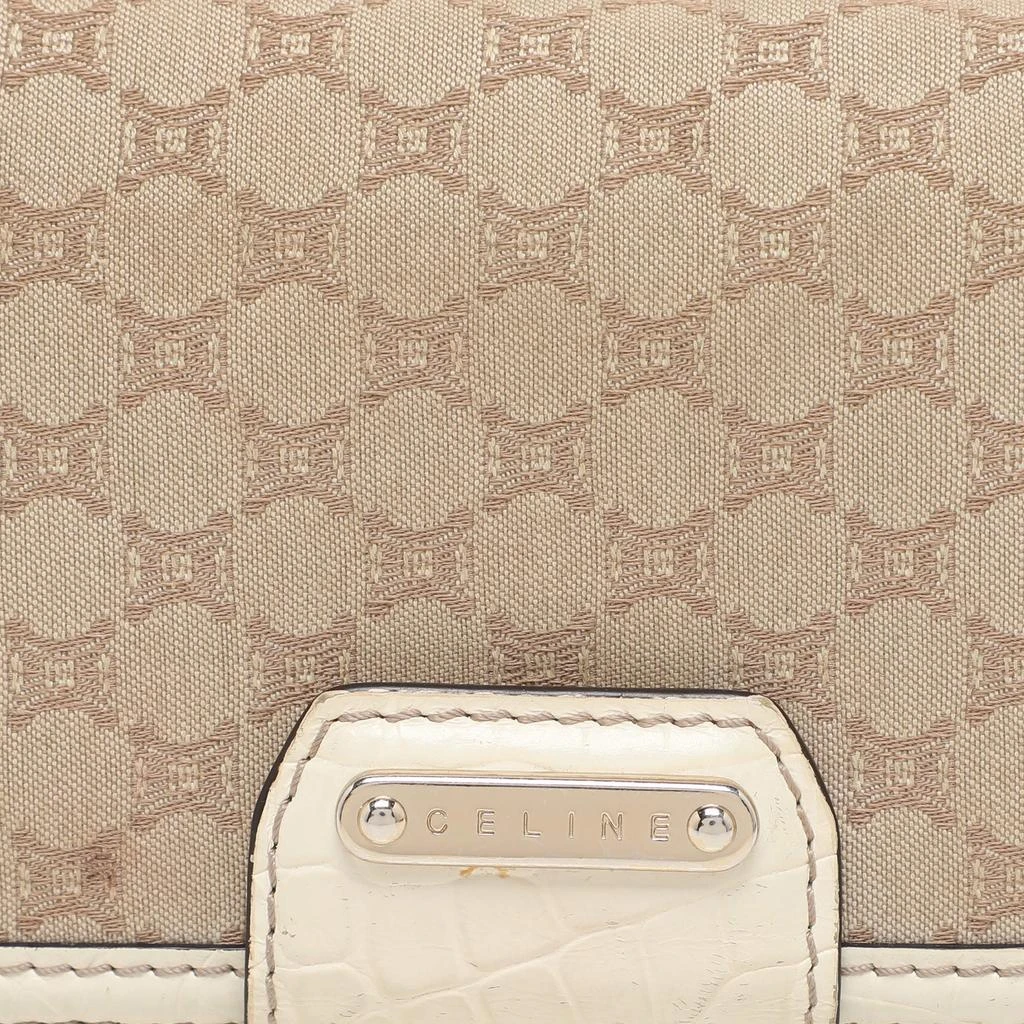 Celine Brown/Cream Macadam Canvas Triomphe Vintage French Wallet 商品