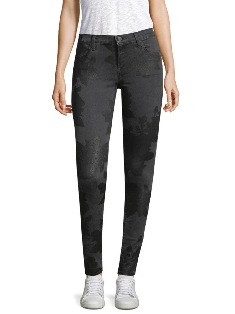 商品J Brand|Embossed Print Skinny Jeans,价格¥1032,第1张图片