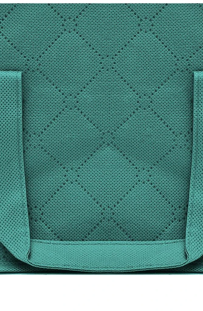 商品SORBUS|Foldable  Large Clear Window & Carry Handles Storage Bag Organizer - Pack of 3 - Teal,价格¥247,第5张图片详细描述