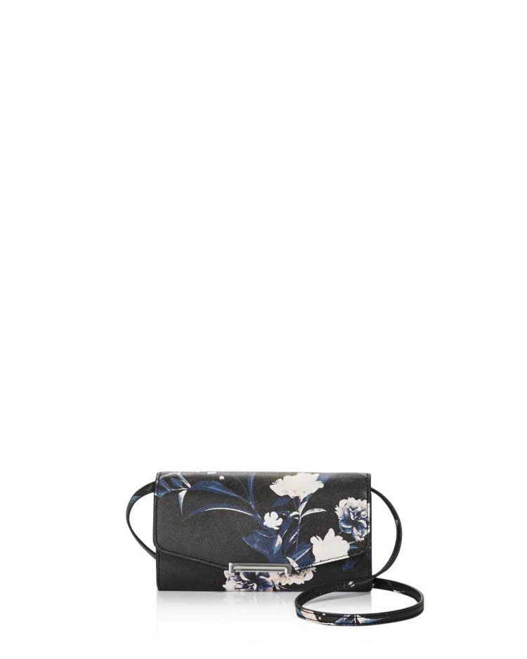 商品Ivanka Trump|Mara Floral Print Saffiano Leather Wallet Crossbody,价格¥550,第1张图片