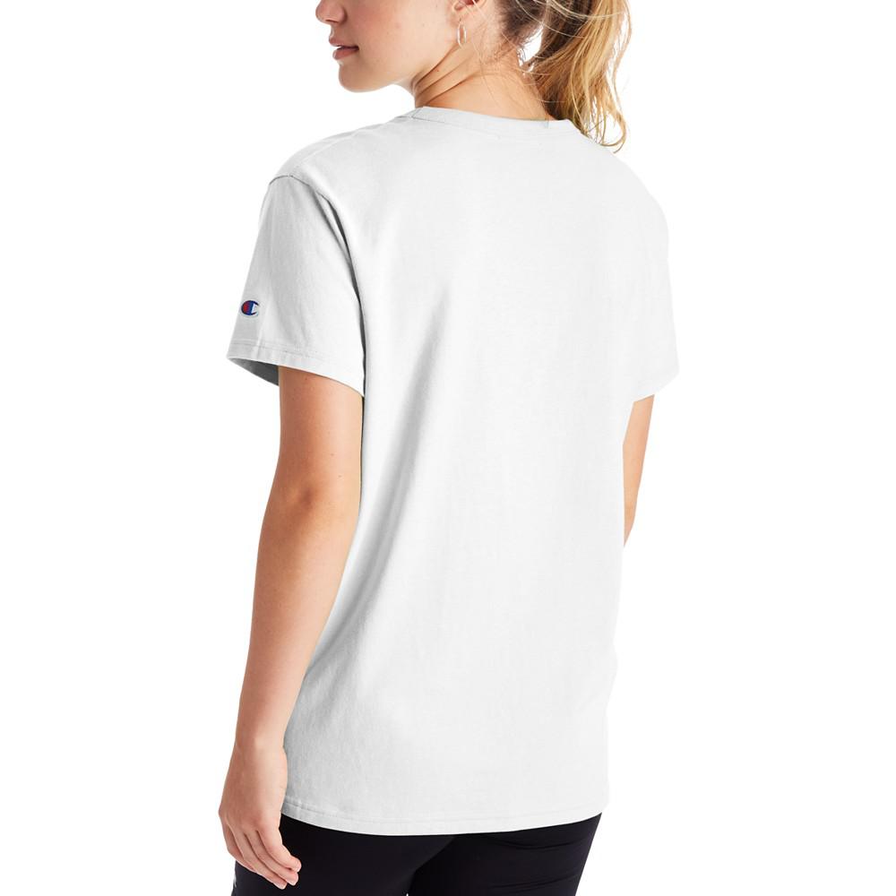 Women's Cotton Logo Boyfriend T-Shirt商品第2张图片规格展示