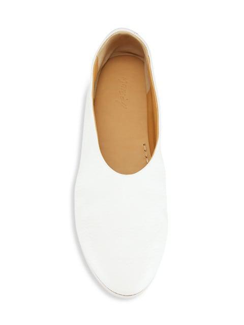 商品Marsèll|Coltellaccio Leather Ballerina Flats,价格¥4940,第7张图片详细描述