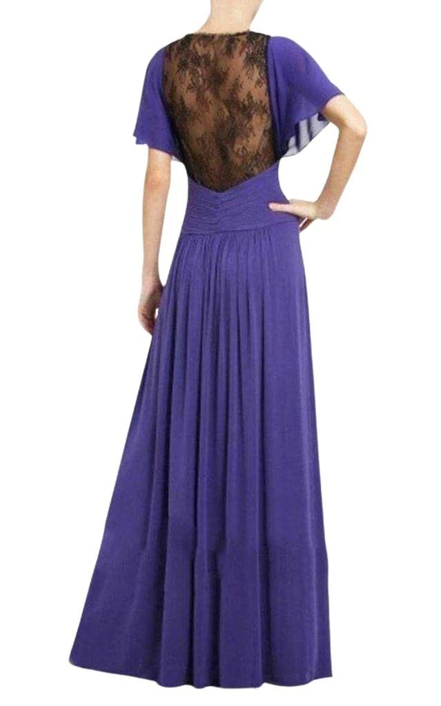 商品BCBG|Liz Purple Lace Back Formal Gown,价格¥2426,第2张图片详细描述