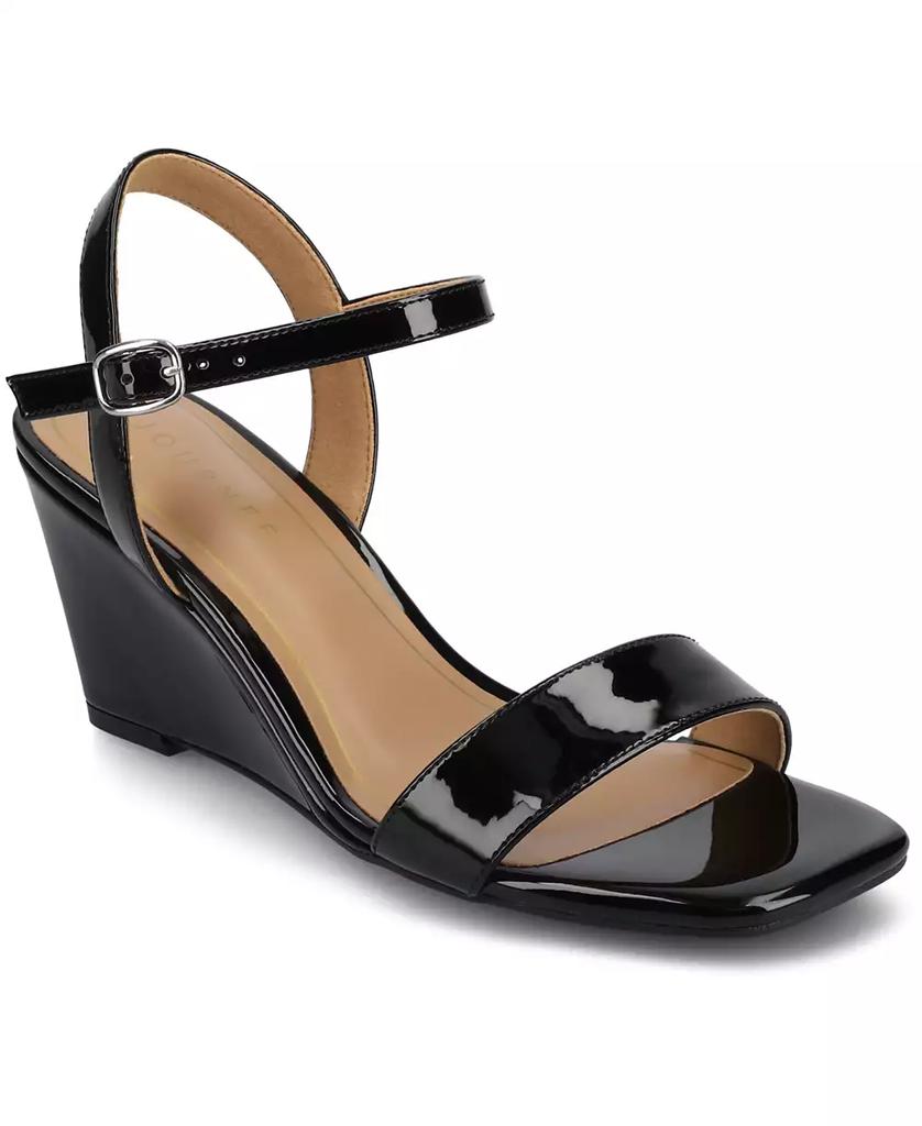 Sandalias de cuña con tira en el tobillo para mujer de la marca Clayr. image 2