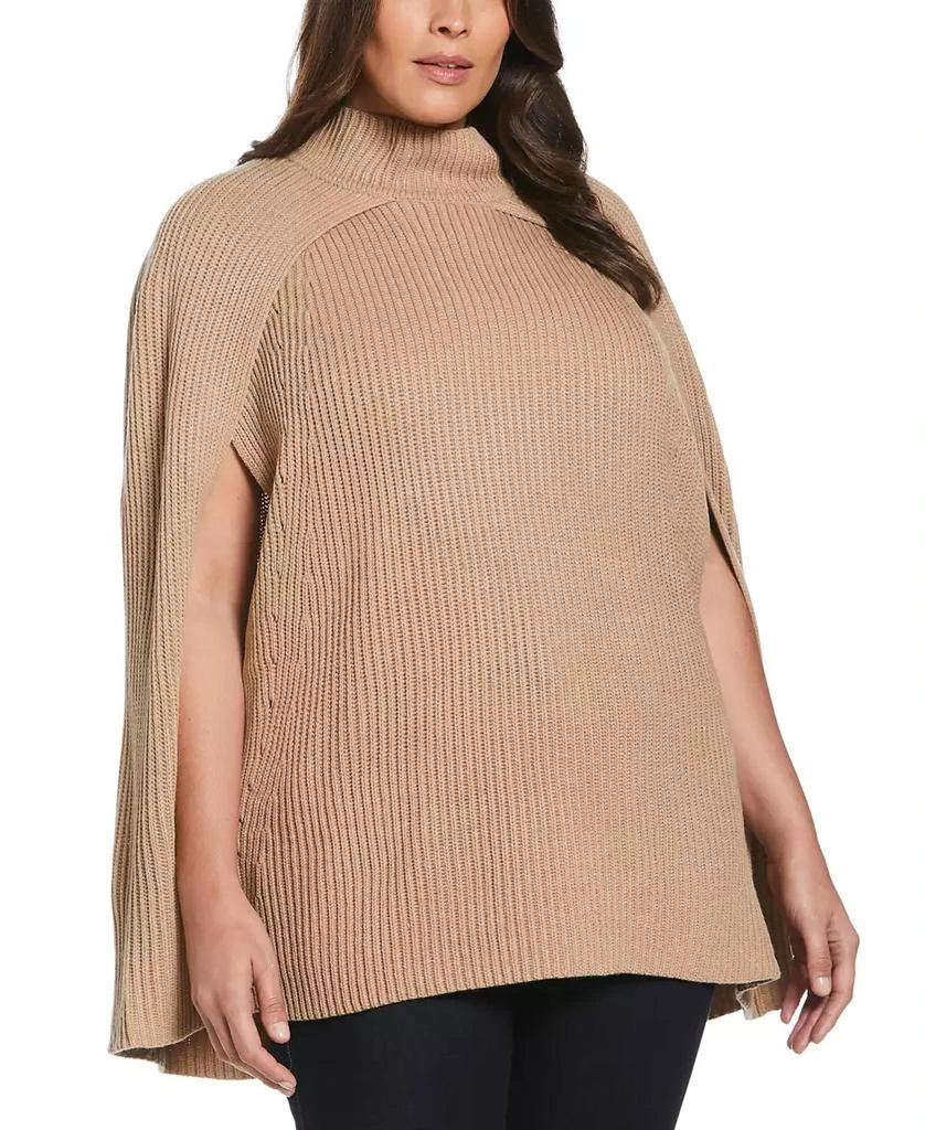 商品Rafaella|Plus Size Poncho Sweater,价格¥333,第1张图片